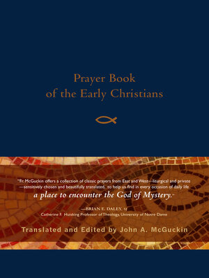 cover image of Prayer Book of the Early Christians